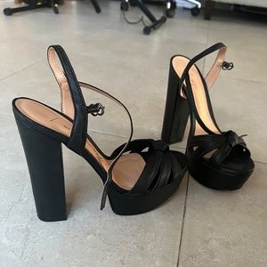 Black Platform Sandals